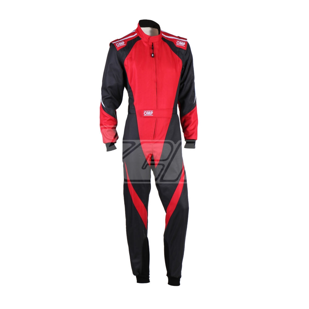 COMBINAISON OMP KS3X NOIRE/ROUGE HOMOLOGATION FIA 8877-2022